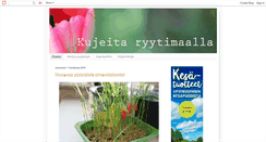 Desktop Screenshot of kujeitaryytimaalla.blogspot.com