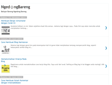 Tablet Screenshot of ngedongbareng.blogspot.com