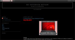 Desktop Screenshot of mynotebookreview.blogspot.com