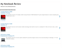 Tablet Screenshot of mynotebookreview.blogspot.com