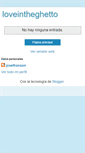 Mobile Screenshot of loveintheghetto.blogspot.com