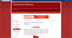 Desktop Screenshot of filesmonsterindonesia.blogspot.com