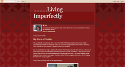 Desktop Screenshot of livingimperfectly.blogspot.com