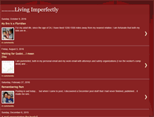 Tablet Screenshot of livingimperfectly.blogspot.com