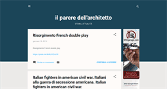 Desktop Screenshot of ilpareredellarchitetto.blogspot.com