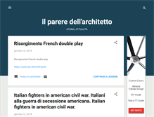 Tablet Screenshot of ilpareredellarchitetto.blogspot.com