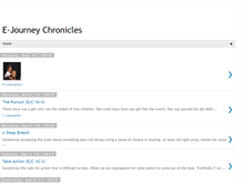 Tablet Screenshot of e-journeychronicles.blogspot.com