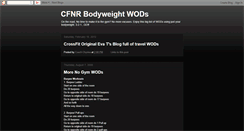 Desktop Screenshot of cfnrbwwods.blogspot.com