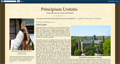 Desktop Screenshot of principiumunitatis.blogspot.com