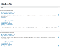 Tablet Screenshot of muabantivi.blogspot.com