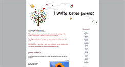 Desktop Screenshot of iwritenamepoems.blogspot.com