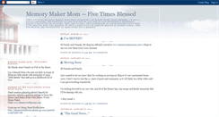 Desktop Screenshot of fivetimesblessed.blogspot.com