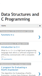 Mobile Screenshot of datastructuresprogramming.blogspot.com