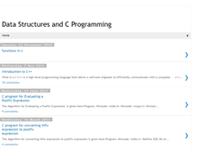 Tablet Screenshot of datastructuresprogramming.blogspot.com