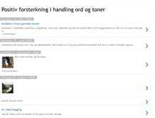 Tablet Screenshot of positivforsterkning.blogspot.com