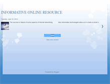 Tablet Screenshot of informativeresource.blogspot.com