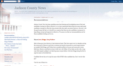 Desktop Screenshot of jacksoncountynews.blogspot.com