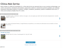 Tablet Screenshot of clinicamaissorriso.blogspot.com
