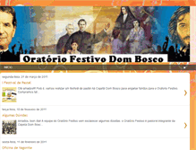 Tablet Screenshot of oratoriofestivodombosco.blogspot.com