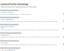 Tablet Screenshot of leonardfamilygenealogy.blogspot.com