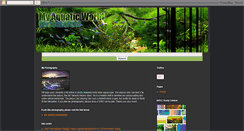 Desktop Screenshot of my-aquatic-world.blogspot.com