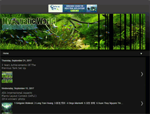 Tablet Screenshot of my-aquatic-world.blogspot.com