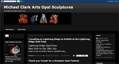 Desktop Screenshot of michaelclarkartopalsculptures.blogspot.com