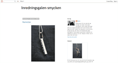 Desktop Screenshot of inredningsgalensmycken.blogspot.com