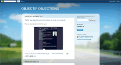 Desktop Screenshot of objectif-objection.blogspot.com