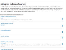 Tablet Screenshot of milagresemaravilhas.blogspot.com