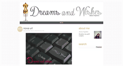 Desktop Screenshot of dreamsandwishees.blogspot.com