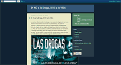 Desktop Screenshot of noaladrogasialavida.blogspot.com