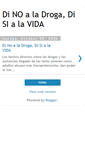 Mobile Screenshot of noaladrogasialavida.blogspot.com