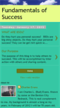 Mobile Screenshot of fundamentalsofsuccess.blogspot.com