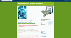 Desktop Screenshot of ganadineropor-internet.blogspot.com