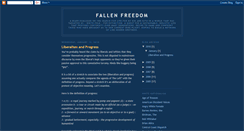 Desktop Screenshot of fallenfreedom.blogspot.com