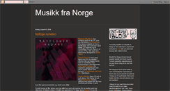 Desktop Screenshot of musikkfranorge.blogspot.com