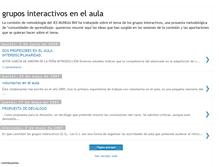 Tablet Screenshot of gruposinteractivos.blogspot.com