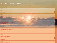 Tablet Screenshot of egaratu-ikastaro.blogspot.com