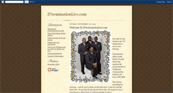 Desktop Screenshot of determinationlive.blogspot.com