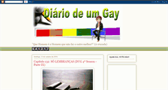 Desktop Screenshot of diariodeumgay2010.blogspot.com