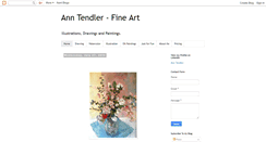 Desktop Screenshot of anntendlerfineart.blogspot.com