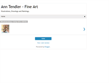 Tablet Screenshot of anntendlerfineart.blogspot.com