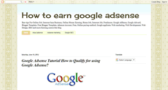 Desktop Screenshot of googleadsenseuk.blogspot.com