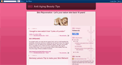 Desktop Screenshot of antiagingbeautytips.blogspot.com