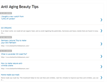 Tablet Screenshot of antiagingbeautytips.blogspot.com