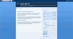 Desktop Screenshot of jeanssize16.blogspot.com