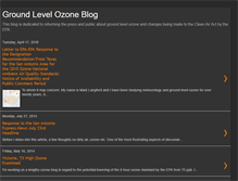 Tablet Screenshot of ozoneinformation.blogspot.com