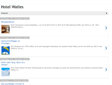 Tablet Screenshot of hotel-watles.blogspot.com