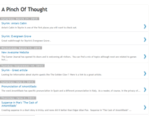 Tablet Screenshot of apinchofthought.blogspot.com